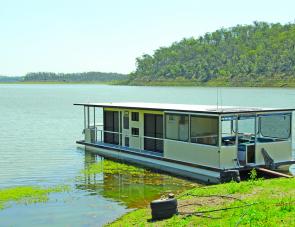 Enjoy fishing from a houseboat first thing in the morning until late into the evening.